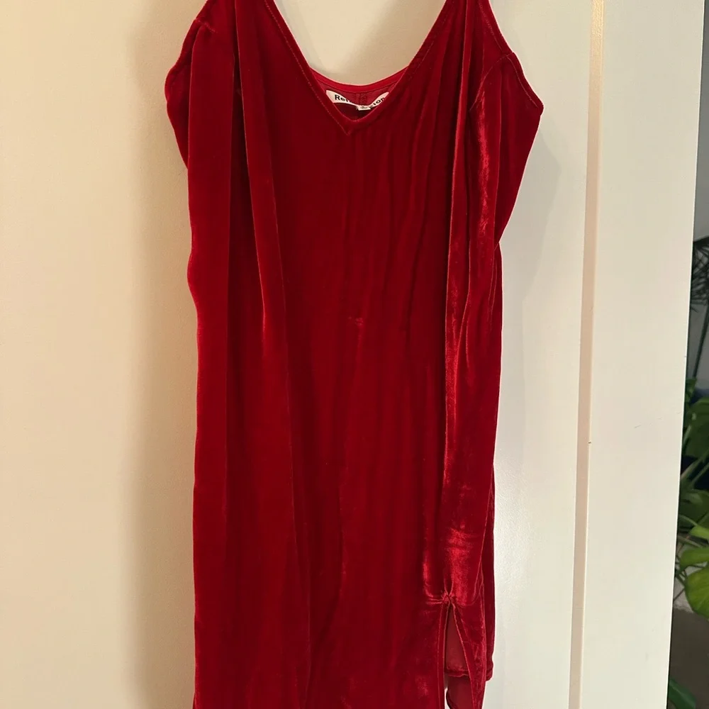 Reformation Lyza velvet slip mini dress - Picture 5 of 7